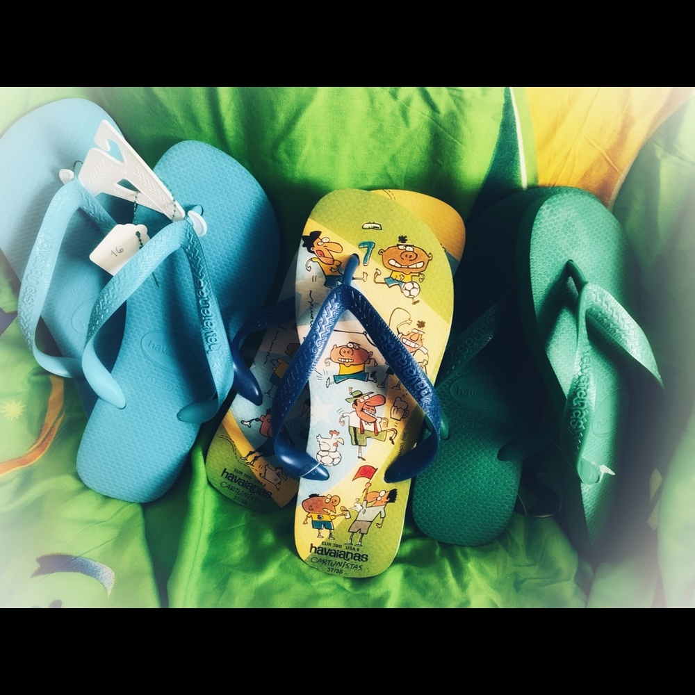 NWT 3 pairs size 6 (37/38) Unisex Havaiana’s